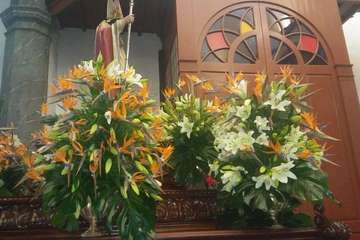 San Gregorio, acicalado para el día grande de sus fiestas (Foto TA)